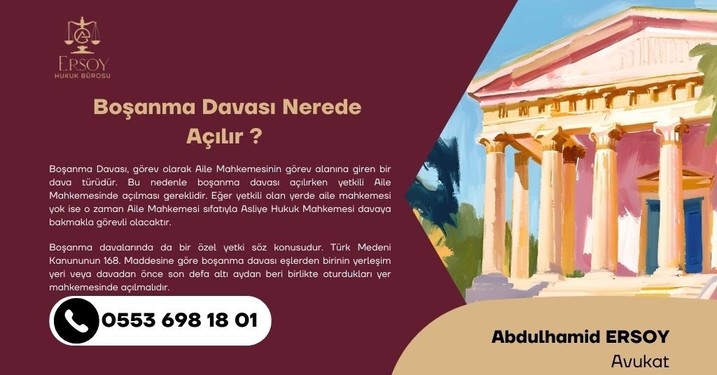 Boşanma Davası Nerede Açılır